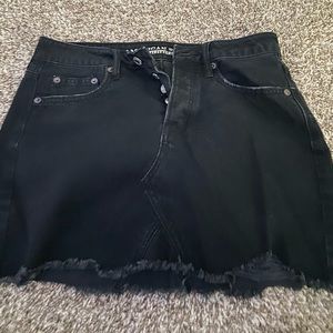 american eagle denim skirt